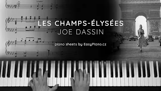 Les Champs-Élysées (Joe Dassin) + piano sheets