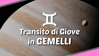 Transito di Giove in Gemelli