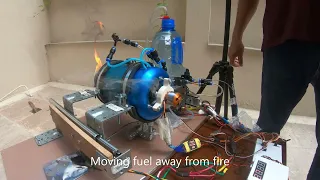 RC Jet engine rotor Jams due to high temperture