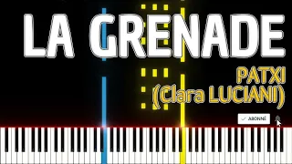 🚩La grenade / PATXI (Clara LUCIANI) (Piano Tutorial) #pianotutorial