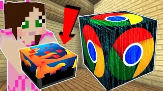 Minecraft: LUCKY BLOCK PROGRAMS!! (GOOGLE, FIREFOX, & VIRUSES!) Mod Showcase