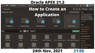 Oracle APEX 21.2 | Create an Application