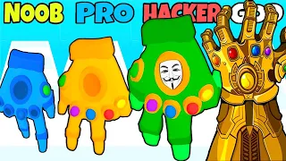 NOOB vs PRO vs HACKER vs GOD in Glowe Power