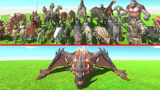 LAVA DRAGON vs ALL UNIT - Animal Revolt Battle Simulator