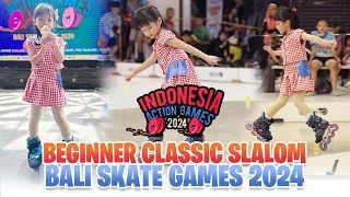 BEGINNER CLASSIC SLALOM 🛼 BALI SKATE GAMES 2024 | Chila 😍