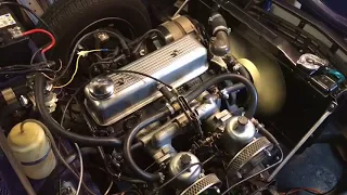 Triumph Spitfire - First engine run