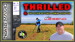 THE New Nokta Makro LEGEND Pro Silver Settings CS + SIMPLEX & ANFIBIO Her First Time METAL DETECTING