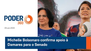 Michelle Bolsonaro confirma apoio à Damares Alves (Republicanos) para o Senado