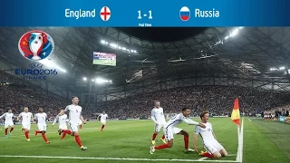 England1-1 Russia All Goals & Highlights | 2016 UEFA Euro France