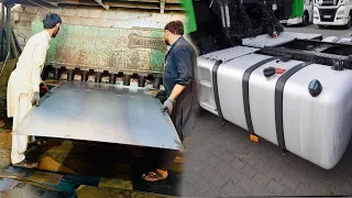 How can we make 1000 litre Custom Fuel Tank of Heavy duty Truck with the sheets of metal