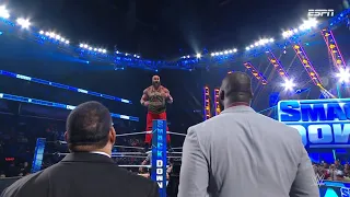 Braun Strowman es amenazado por Omos y MVP - WWE SmackDown 14 de Octubre 2022 Español Latino