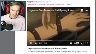 Pewdiepie Reacting to Higurashi