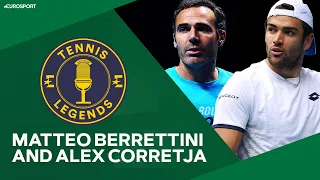 Matteo Berrettini and Alex Corretja | Tennis Legends Podcast | Eurosport