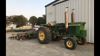 Disking with the 4520 Kinze Repower and Hauling Dirt with a 9630