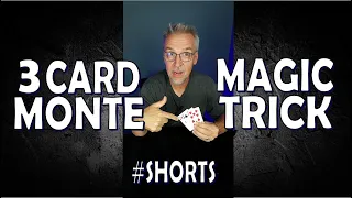 Magic Three Card Monte 😲 #shorts