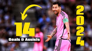 Lionel Messi - All Goals & Assists For Inter Miami in 2024.HD