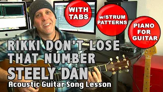 Steely Dan Rikki Don't Lose That Number guitar song lesson with TABS