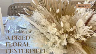 Whimsical Bleached Floral Centerpiece | How to Design