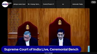 Supreme Court LIVE I CJI Chandrachud I Court Ceremonial Full Bench for Justice Annirudha Bose