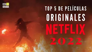 TOP 5 Mejores Películas ORIGINALES de NETFLIX de 2022 | Fotograma 24