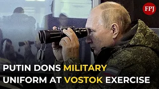 Putin Watches Russian Forces In Vostok War-Games