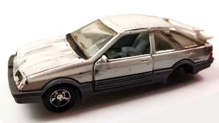 Matchbox restoration Ford Sierra XR4i K-100. Diecast model toy.