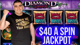 High Limit Diamond Queen Slot HANDPAY JACKPOT | Las Vegas Casino JACKPOT | SE-1 | EP-28