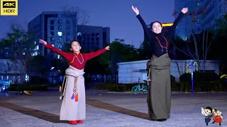 Yongji | Quzhang Cuo | Wonderful Tibetan dance with teachers and apprentices