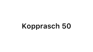 Kopprasch 50