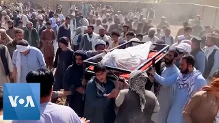 Mass Funeral for Victims of Afghan Mosque Attack