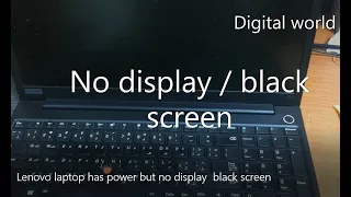 Laptop power on but No display / black screen, BIOS reset Any Laptop Easy Method