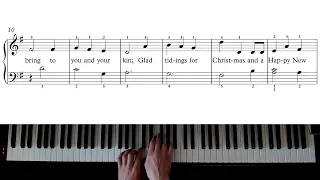 We Wish You a Merry Christmas - Easy Piano Arrangement No. 1 - Performed by Ivan Lohvin