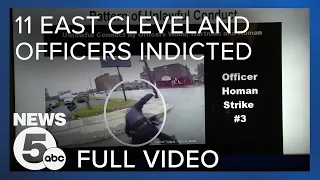 FULL VIDEO: 11 East Cleveland police officers indicted on numerous charges