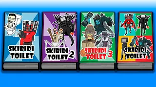 COLLECTION GAME BOOK SKIBIDI TOILET 1,2,3,4