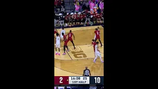 Gavin Griffiths Steals the Ball From Michigan | Rutgers Men's Basketball