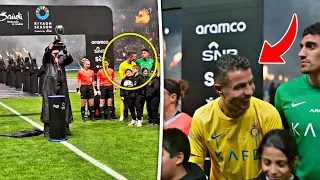 😂 Cristiano Ronaldo Crazy Reaction to Undertaker Show in Al-Hilal vs Al-Nassr game