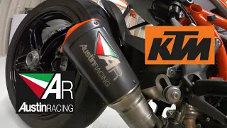 Austin racing exhaust on KTM 1290 superduke r