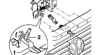 Как открыть капот на Passat B5? (Челябинский метод). How to open the hood Passat B5?