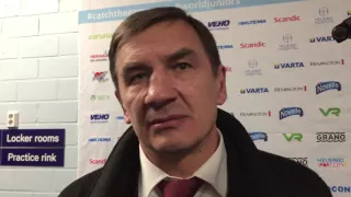 Валерий Брагин: а что я скажу про судейство в финале МЧМ?! Я судейство не обсуждаю