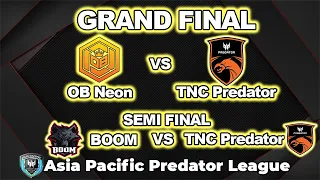 [LIVE] NEON vs TNC GRAND FINAL | TNC vs BOOM | Asia Pacific Predator League English Cast