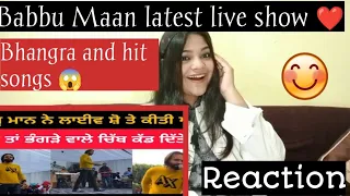 REACTION ON BABBU MAAN LATEST LIVE SHOW | BHANGRA AND HIT SONGS | BEAUTYANDREACTION