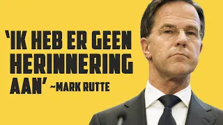 Dé Mark ‘Ik heb er geen herinnering aan’ Rutte Compilatie: De Affaires Tijdens Rutte I, II en III