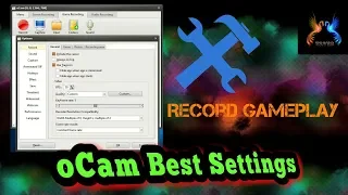 oCam Best Settings For Quality Gameplays & No Lag