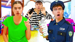 A mysterious story, where did Nastya's phone go? Funny Police Stories Nastya Artem Mia