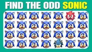 Find the ODD One Out| Sonic the Hedgehog Edition ⭕🏃| Easy, Medium, Hard Levels| Quizzer Odin