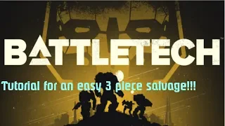 Battletech Tutorial easy 3 salvage - Pilot Damage