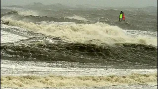 🇳🇱 STORMCHASE 50 KNOTS Windsurfing Wijk aan Zee