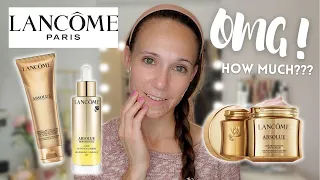 Testing Lancome Skincare -  Absolue Review!