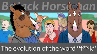 The evolution of the word "f**k" in "BoJack Horseman" | Netflix Series Analysis