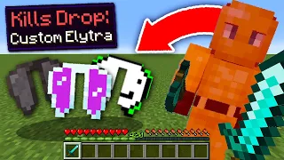 Minecraft Manhunt But Kills Give Custom Elytra...